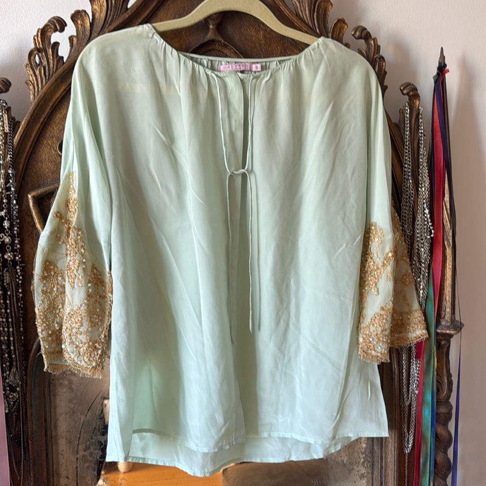 Calypso silk top